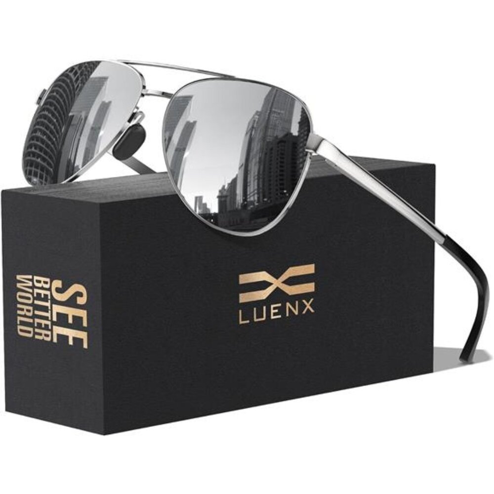 Aviator Sunglasses Men Women Polarized UV400 Driving Outdoor Stylish Shades